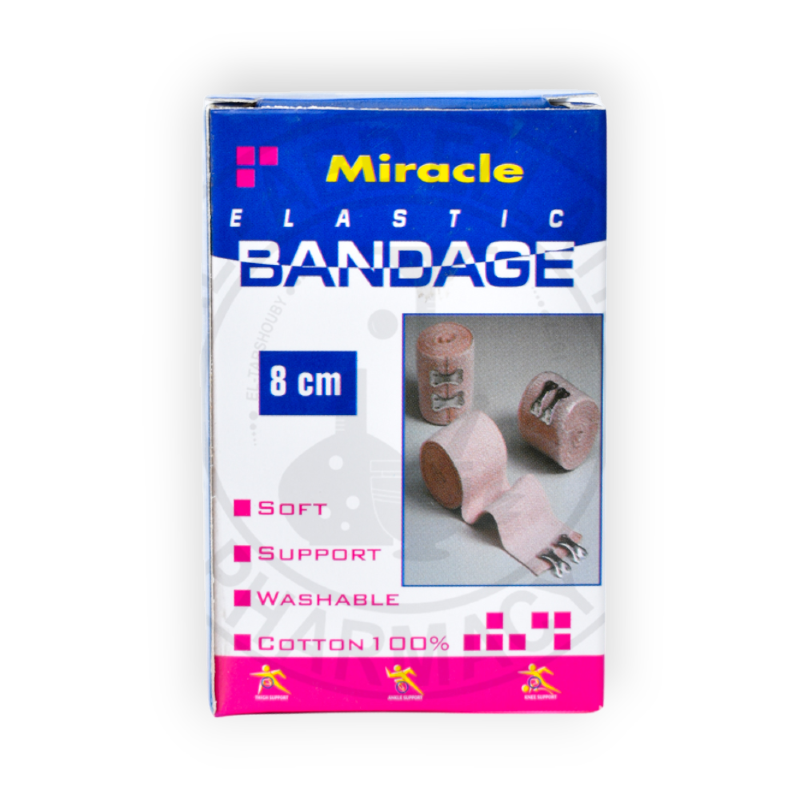 MIRACLE ELASTIC BANDAGE 8 CM رباط ضاغط