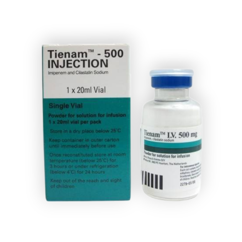 TIENAM 500 MG IV VIAL