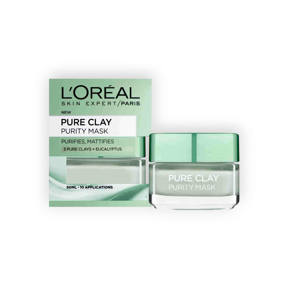 LOREAL PURE CLAY PURIFIES MATIFIES MASK 50 ML