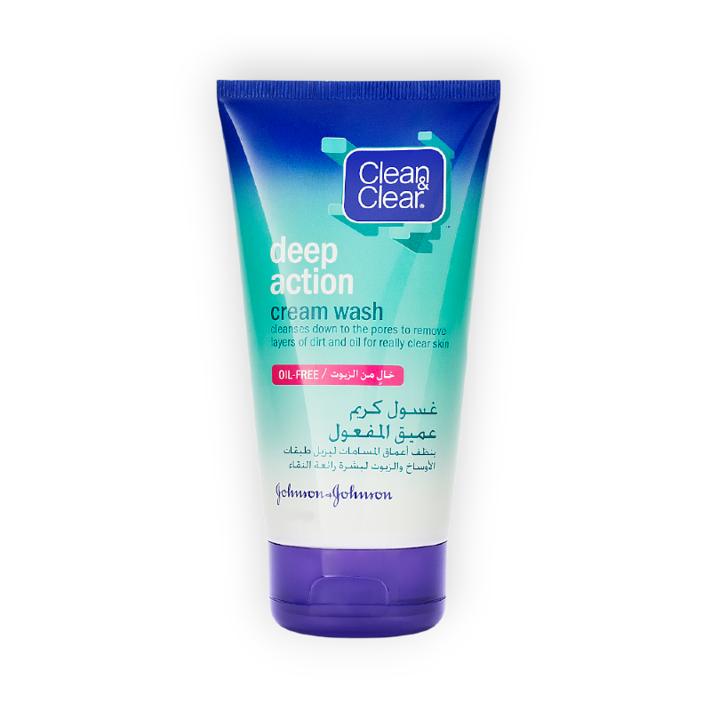 CLEAN&CLEAR DEEP ACTION CREAM WASH 100ML