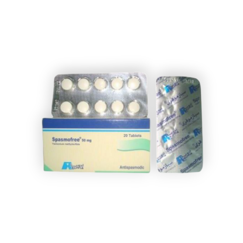 SPASMOFREE 50 MG 20 TABLET
