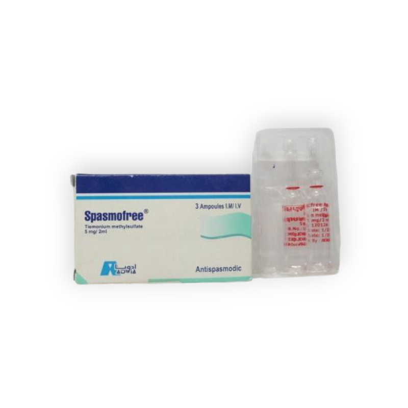 SPASMOFREE 5 MG 3 AMPULES