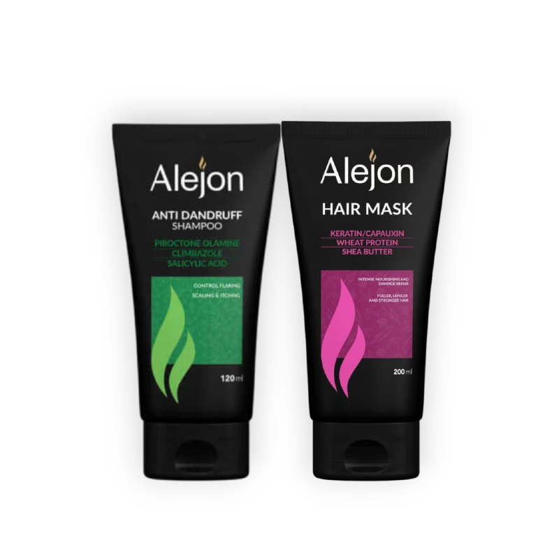 ALEJON ANTI DANDRUFF SHAMPOO 200ML+HAIR MASK 200ML FREE