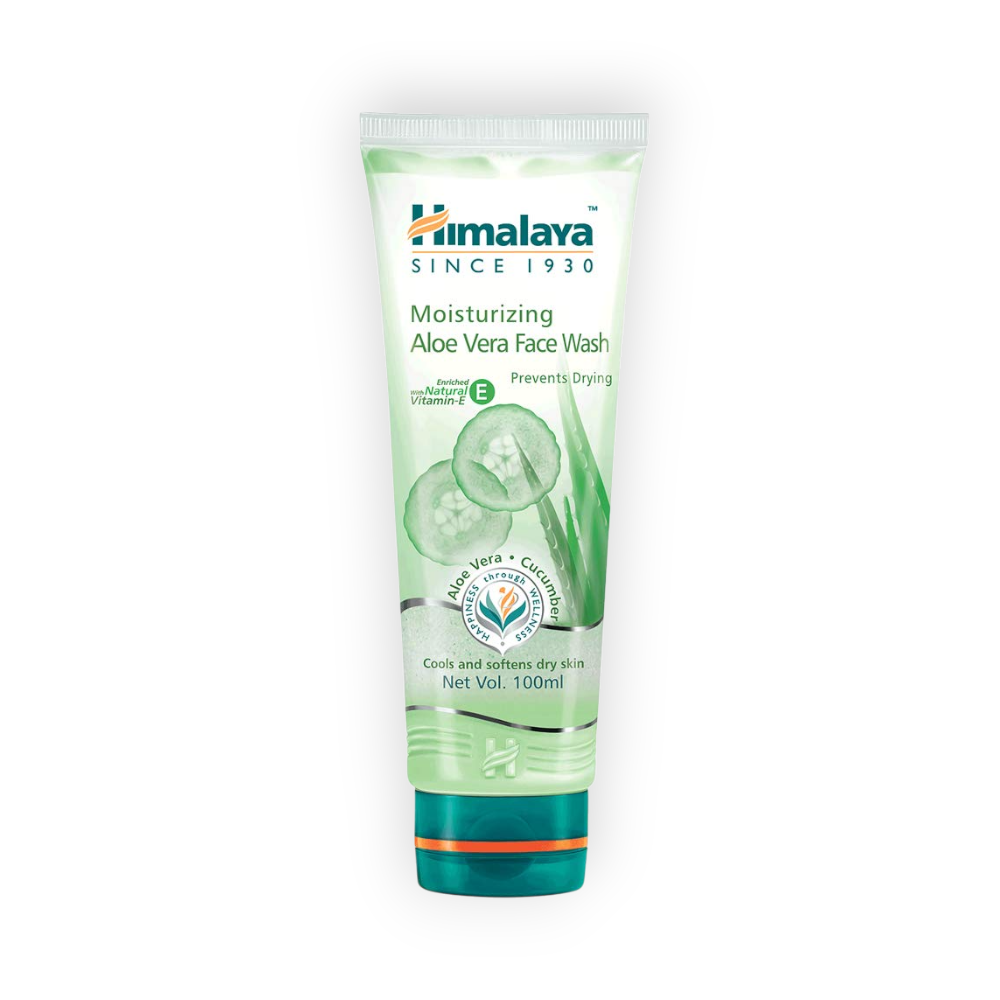 HIMALAYA MOISTURIZING ALOE VERA FACE WASH 100 ML