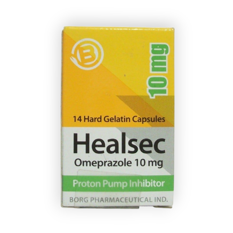 HEALSEC 10 MG 14 CAPSULES
