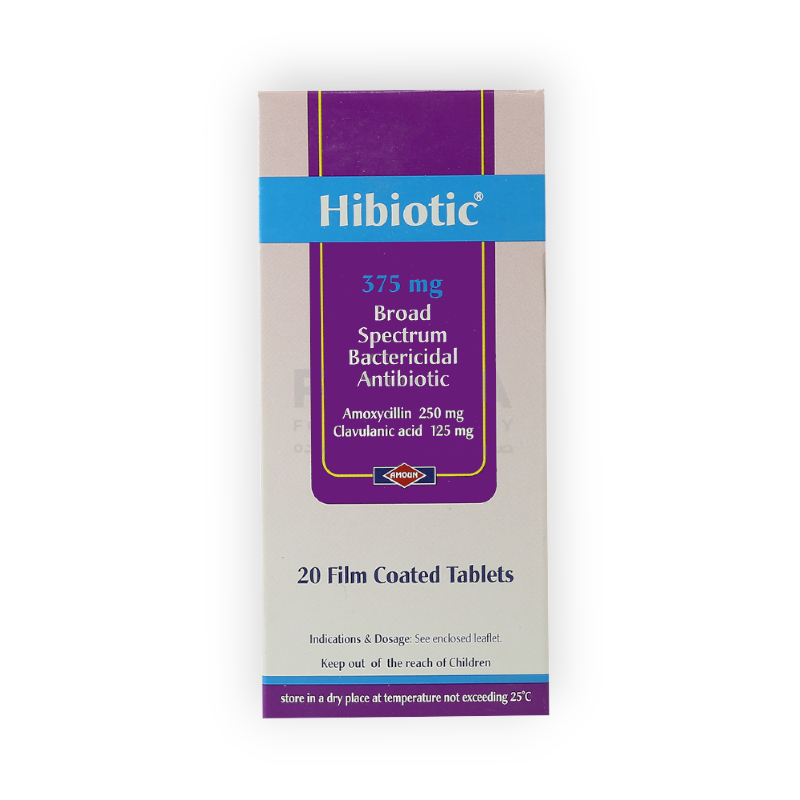 HIBIOTIC 375 MG 20 TABLET