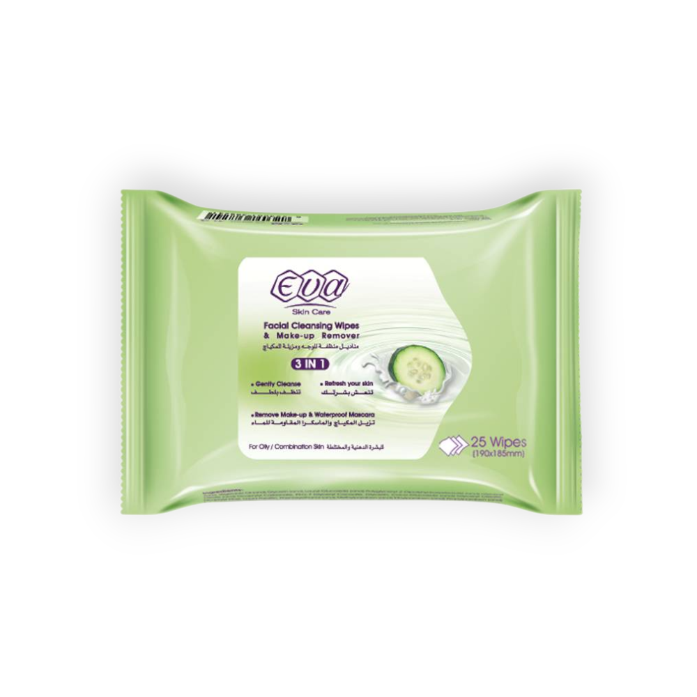 EVA FACIALCucumber CLEANSING WIPES 25 WIP 