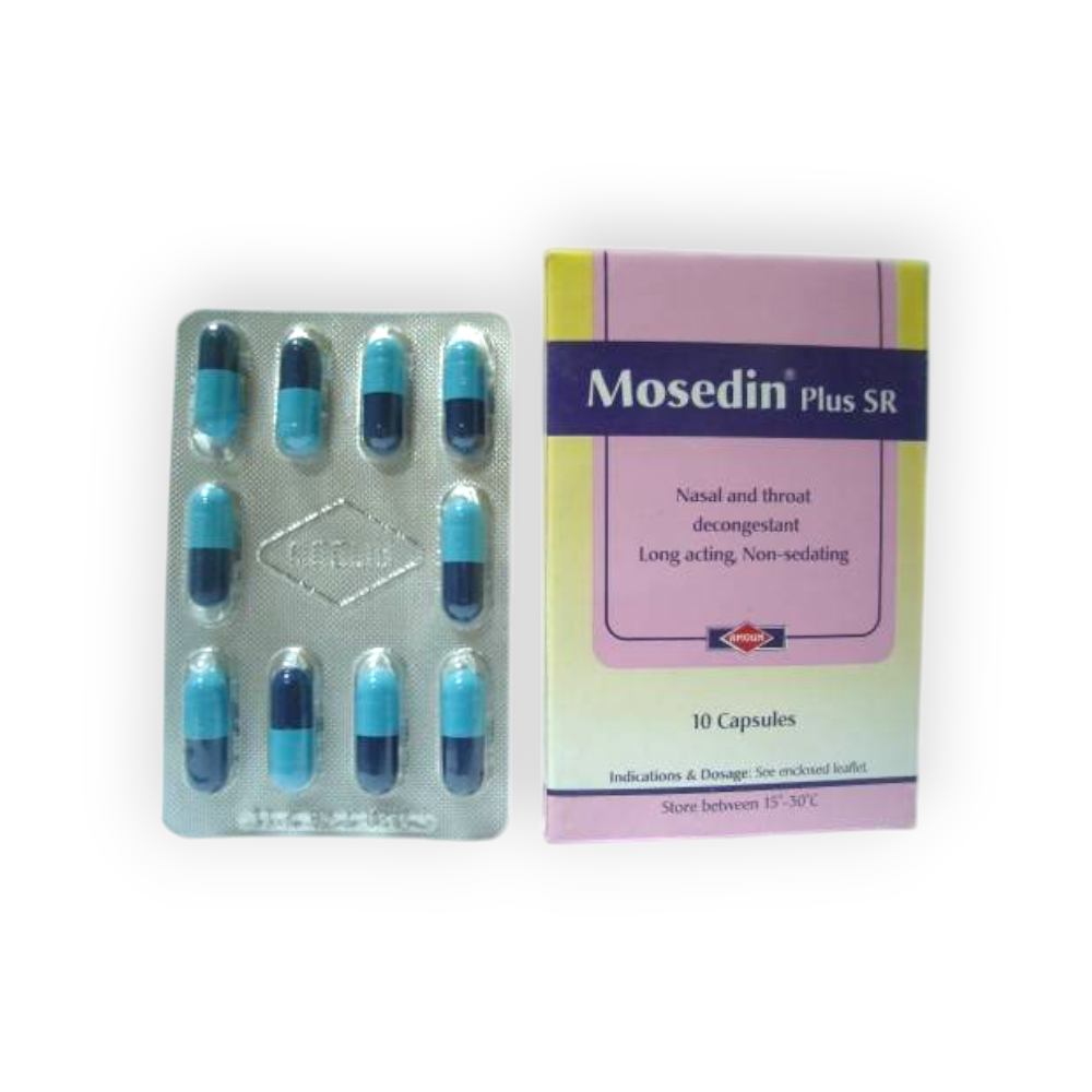 MOSEDINE PLUS SR 10 CAPSULES