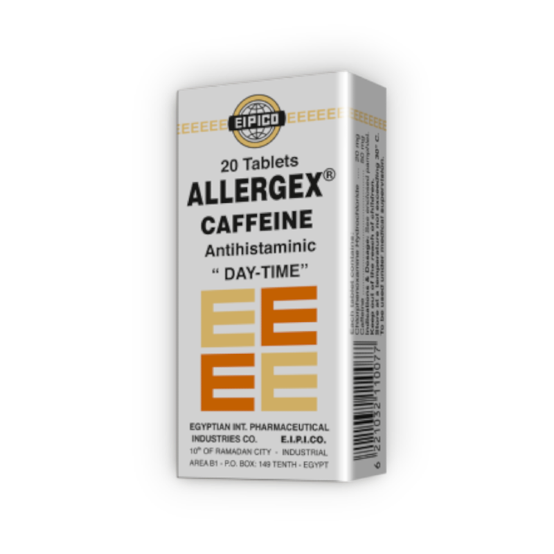 ALLERGEX  CAFFEINE  20 TABLET