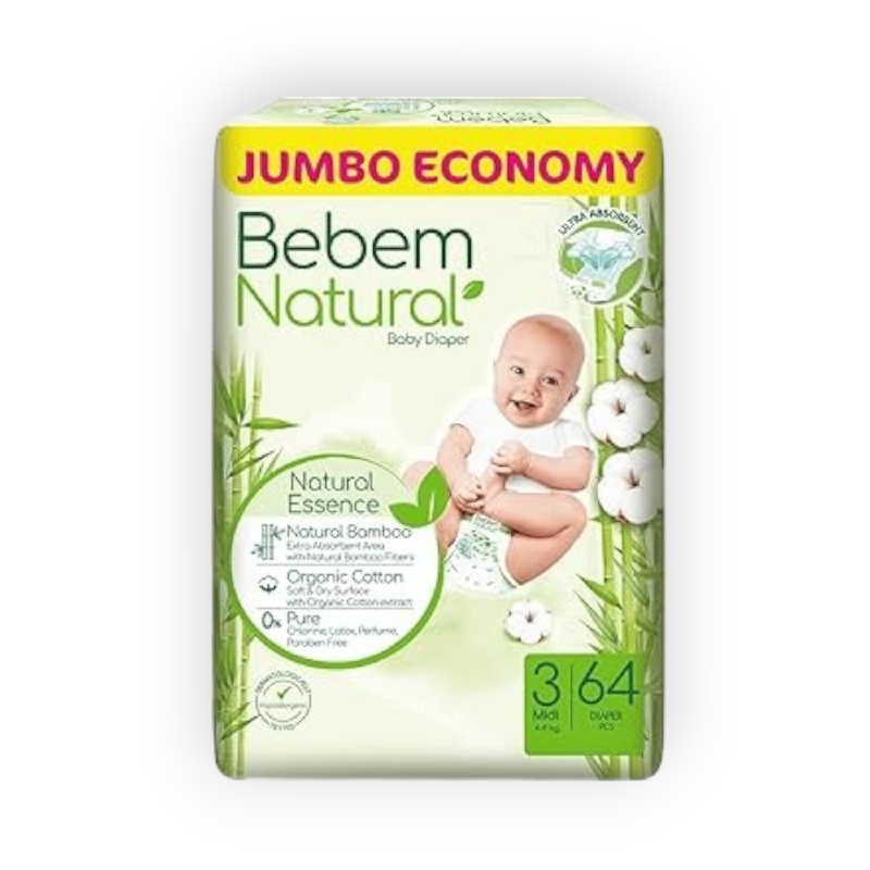 BEBEM JUMBO ECONOMY 3 MIDI 64pieces