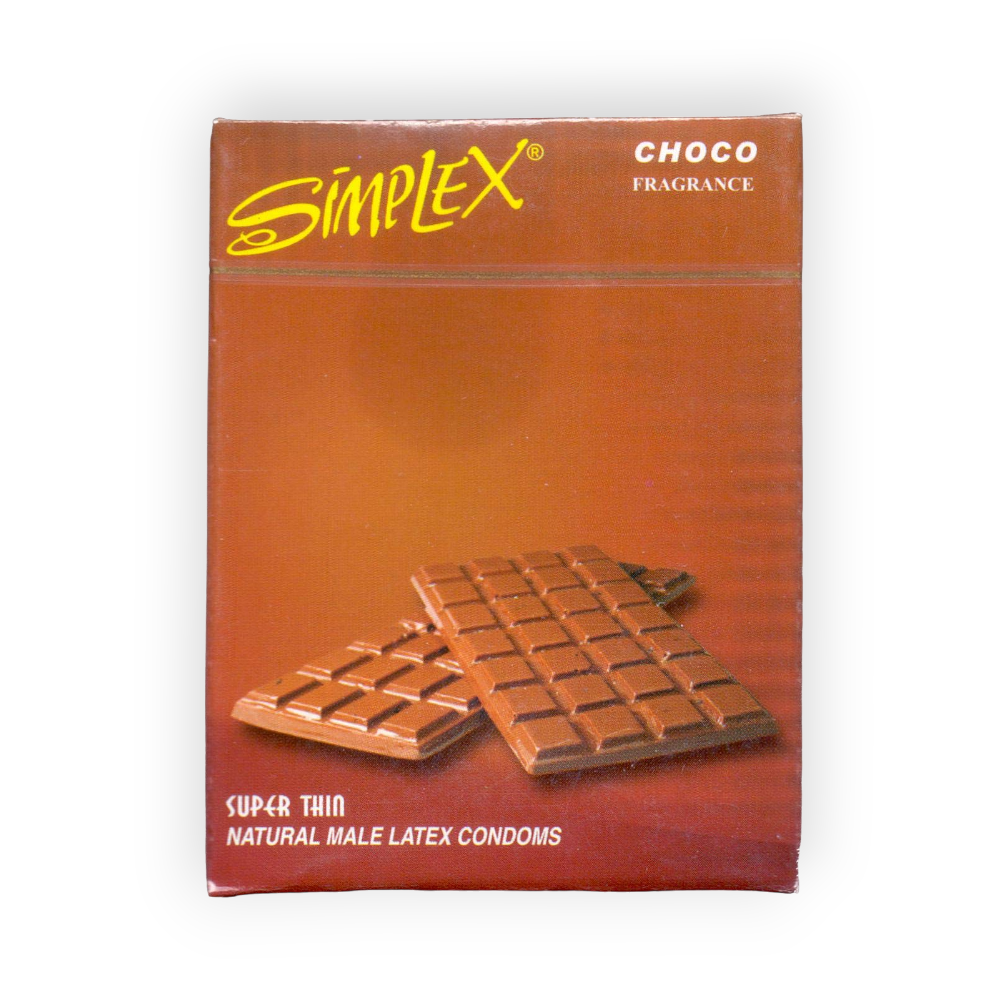 SIMPLEX CONDOM CHOCO 3  Piece