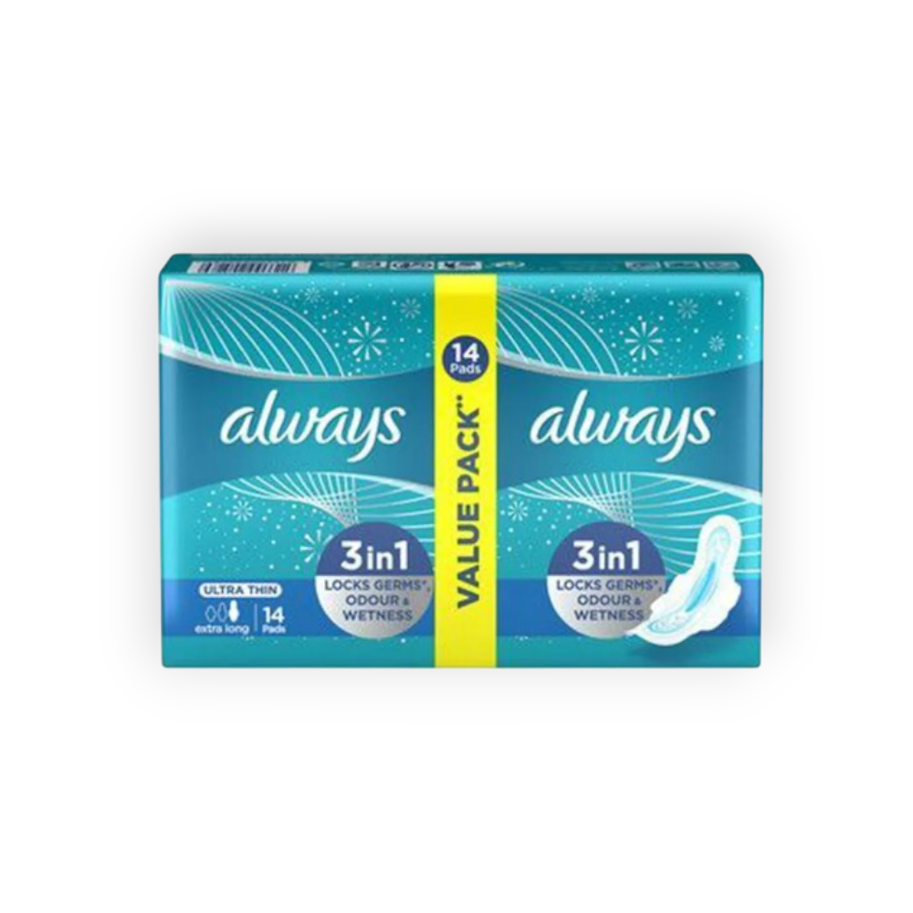 ALWAYS ULTRA THIN EXTRA LONG 14 Piece