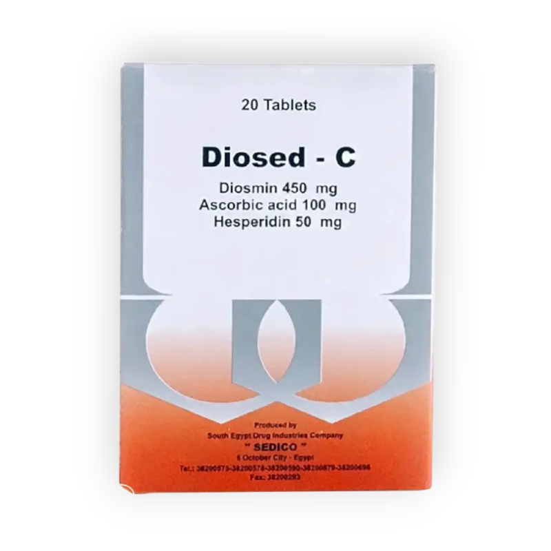 DIOSED-C 500 MG 20 TAB