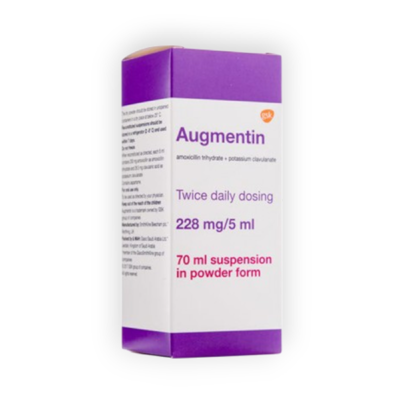 AUGMENTIN 228.5 MG 70 ML SYRUP
