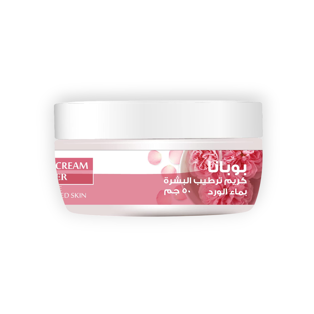 BOBANA MOISTURIZNG CREAM ROSE WATER 100GM