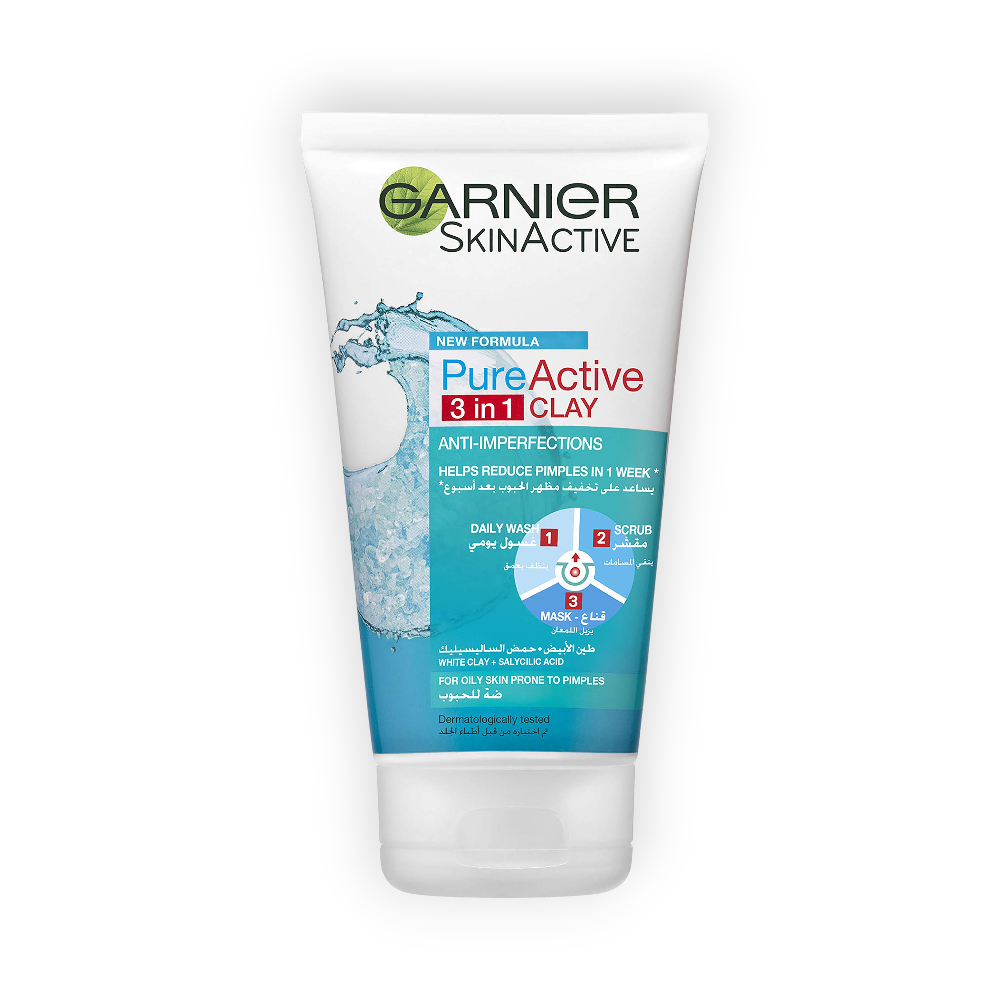 GARNIER PURE ACTIVE 3IN1 SCRUB 50ML