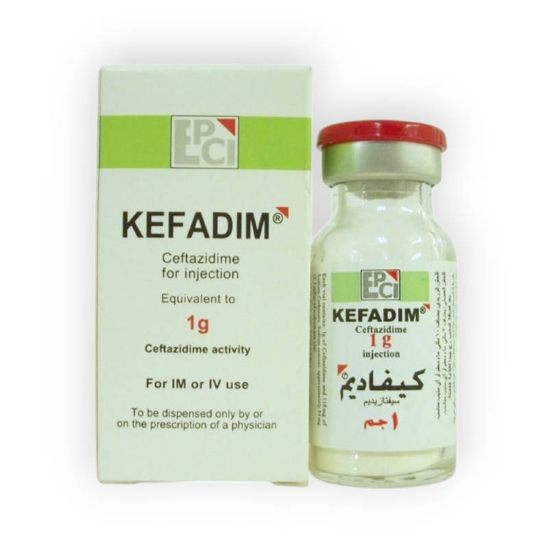 KEFADIM 1 GM IM/IV 1 VIAL