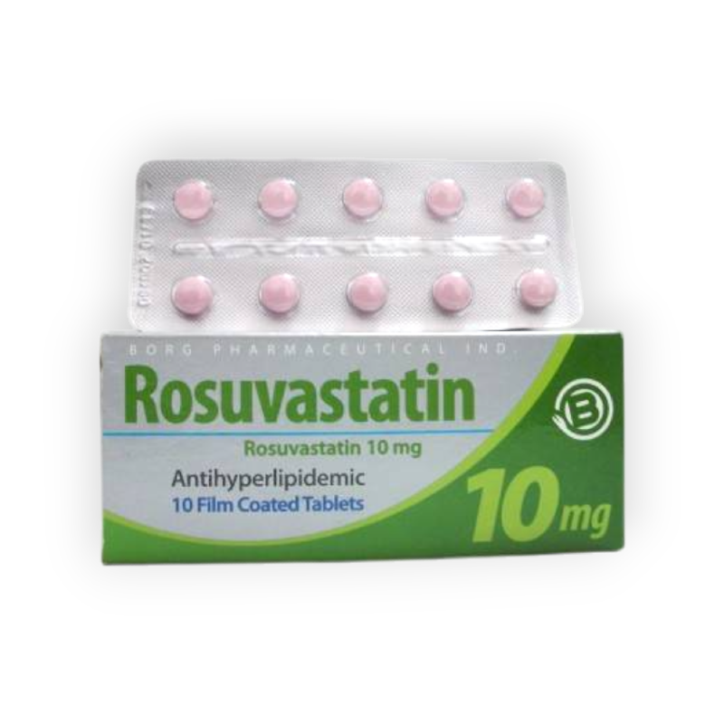 ROSUVASTATIN 10 MG 10 TABLET