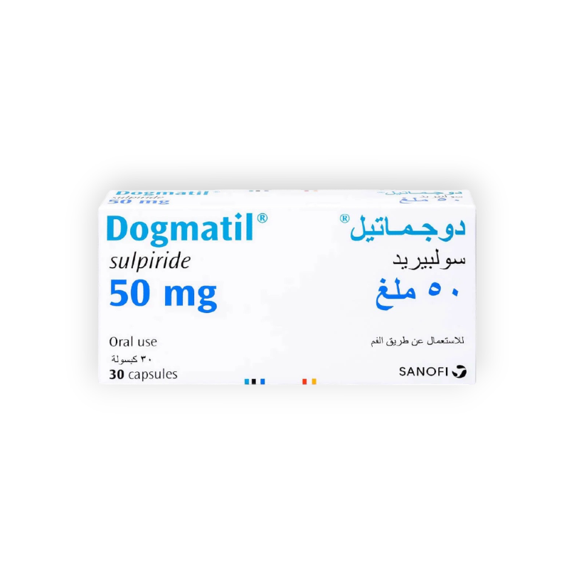 DOGMATIL 50 MG 30 CAPSULES