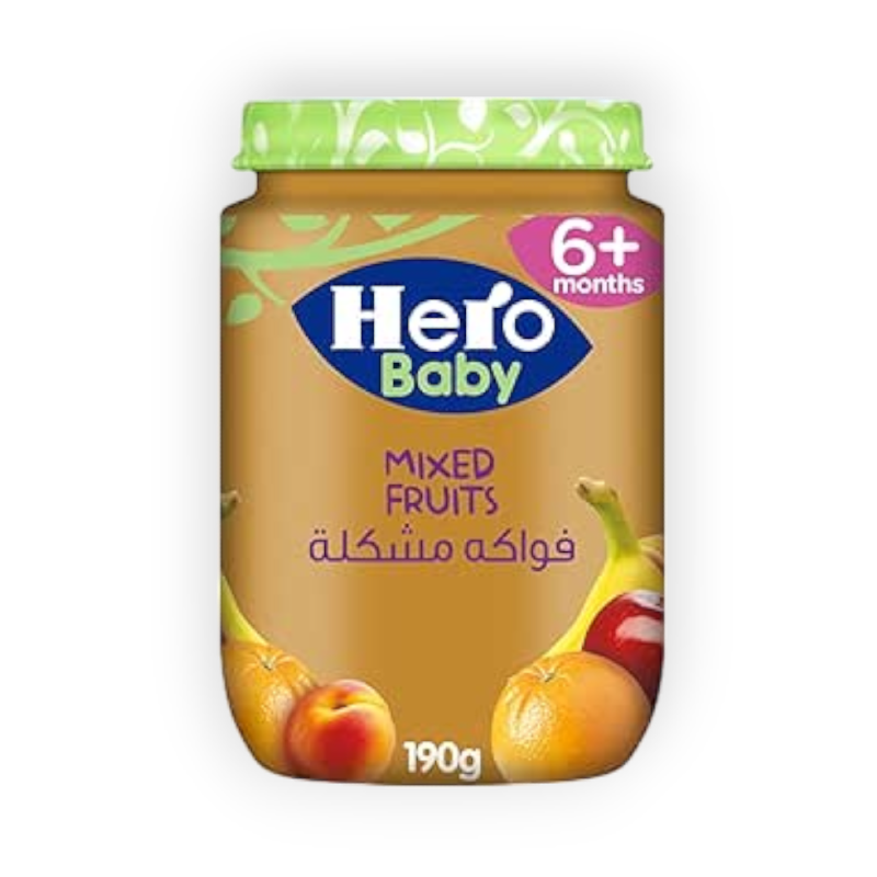 HERO BABY MIXED FRUITS 190 GM JAR