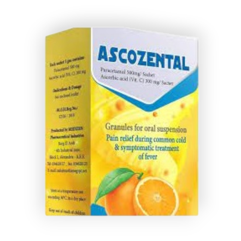 ASCOZENTAL 6 SACHETS