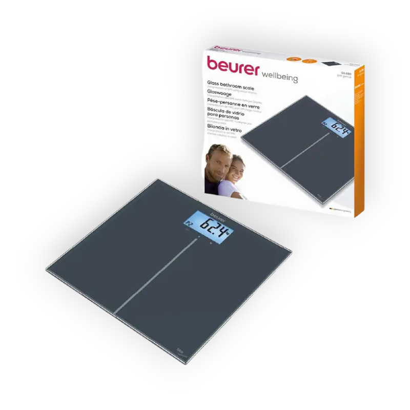 BEURER GLASS BATHROOM SCALE GS 280