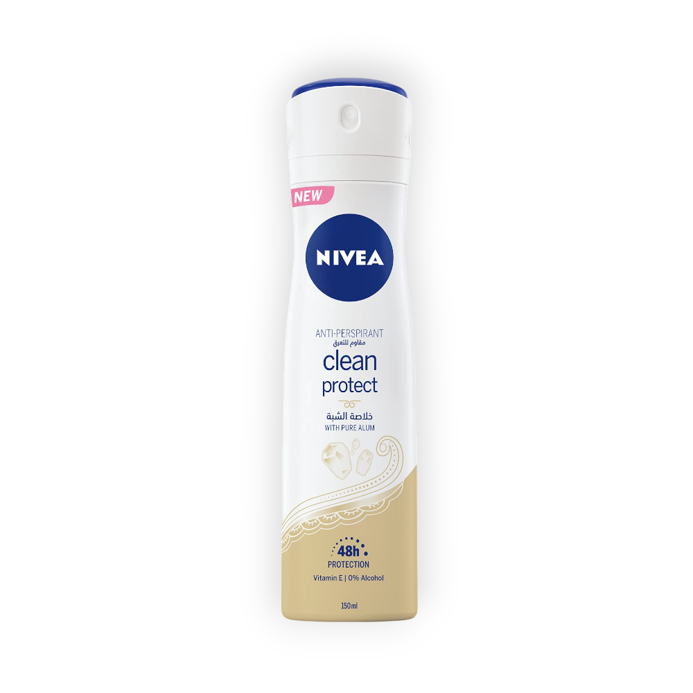 NIVEA SPRAY CLEAN PTOTECT WITH PURE ALUM 150ML