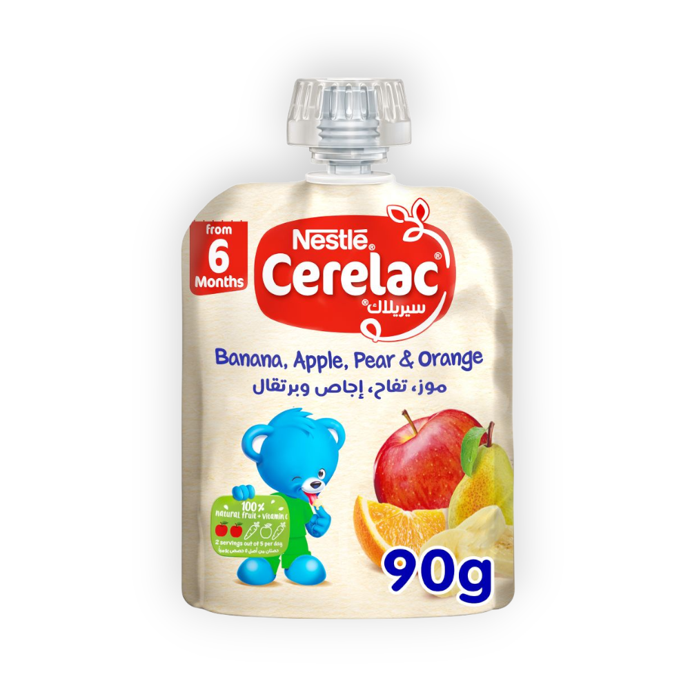 CERELAC BANANA&APPLE.PEAR&ORANGE 90G
