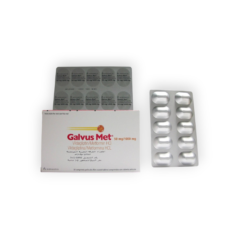 GALVUS MET 50 /1000 MG 30 TABLET