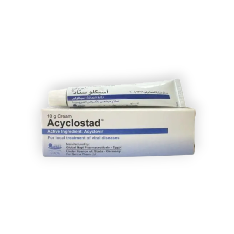 ACYCLOSTAD 5% 10 GM CREAM
