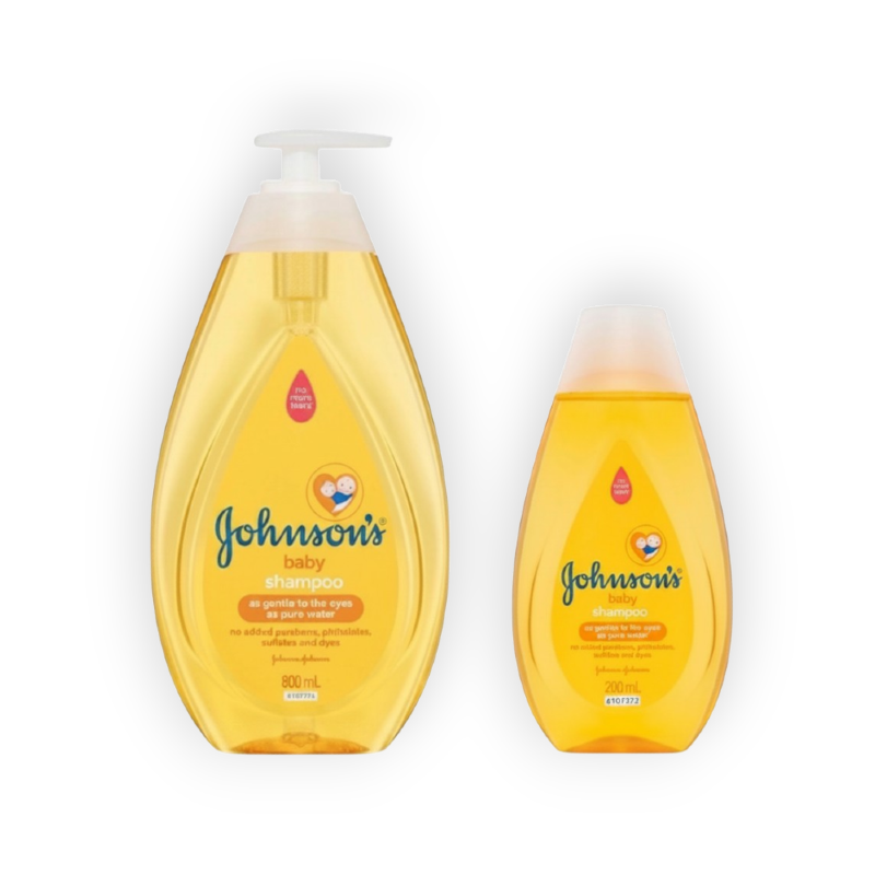 JOHNSONS BABY SHAMPOO 800ML+  BABY OIL 200ML