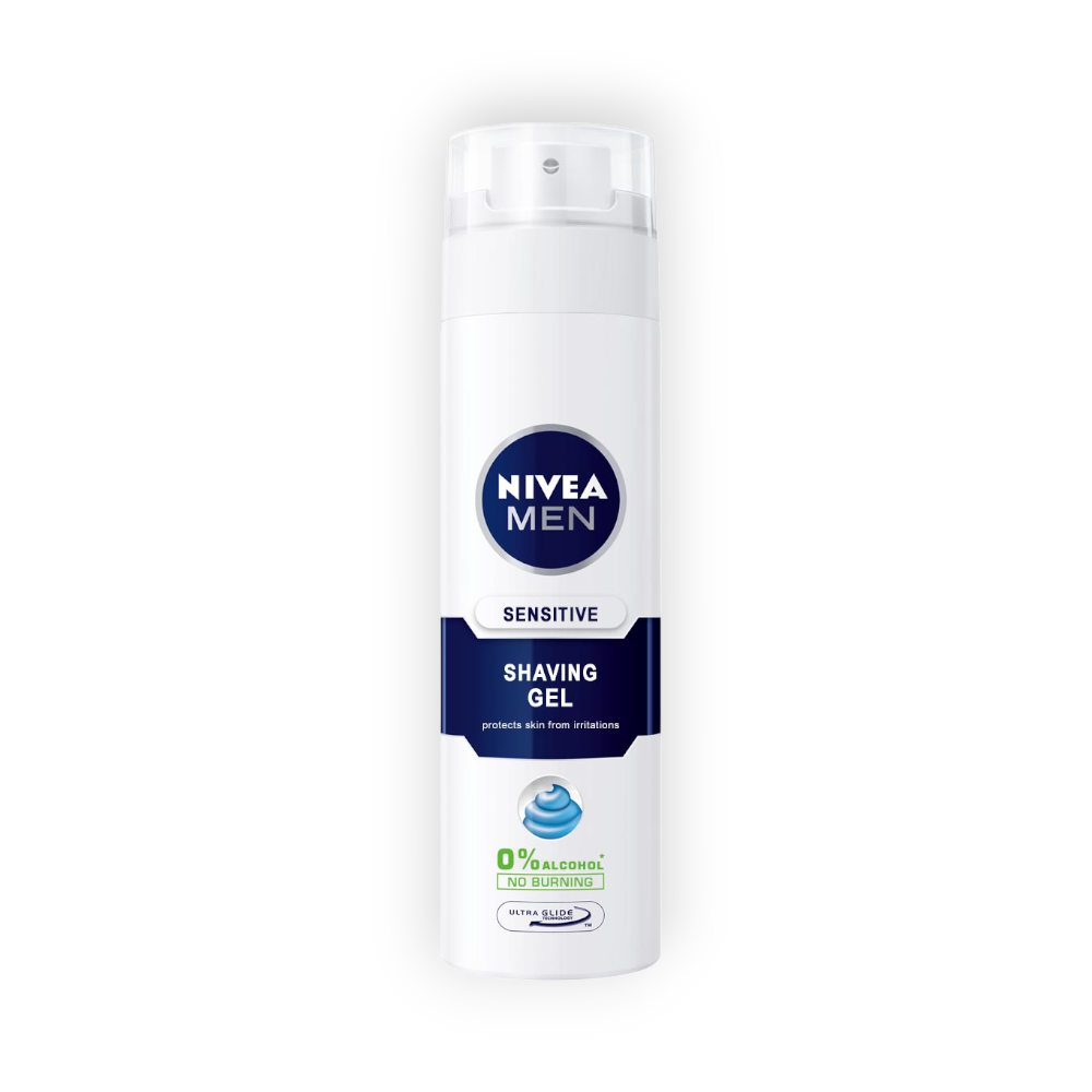 NIVEA DEEP SHAVING GEL FOR MEN 200 sensitive 
