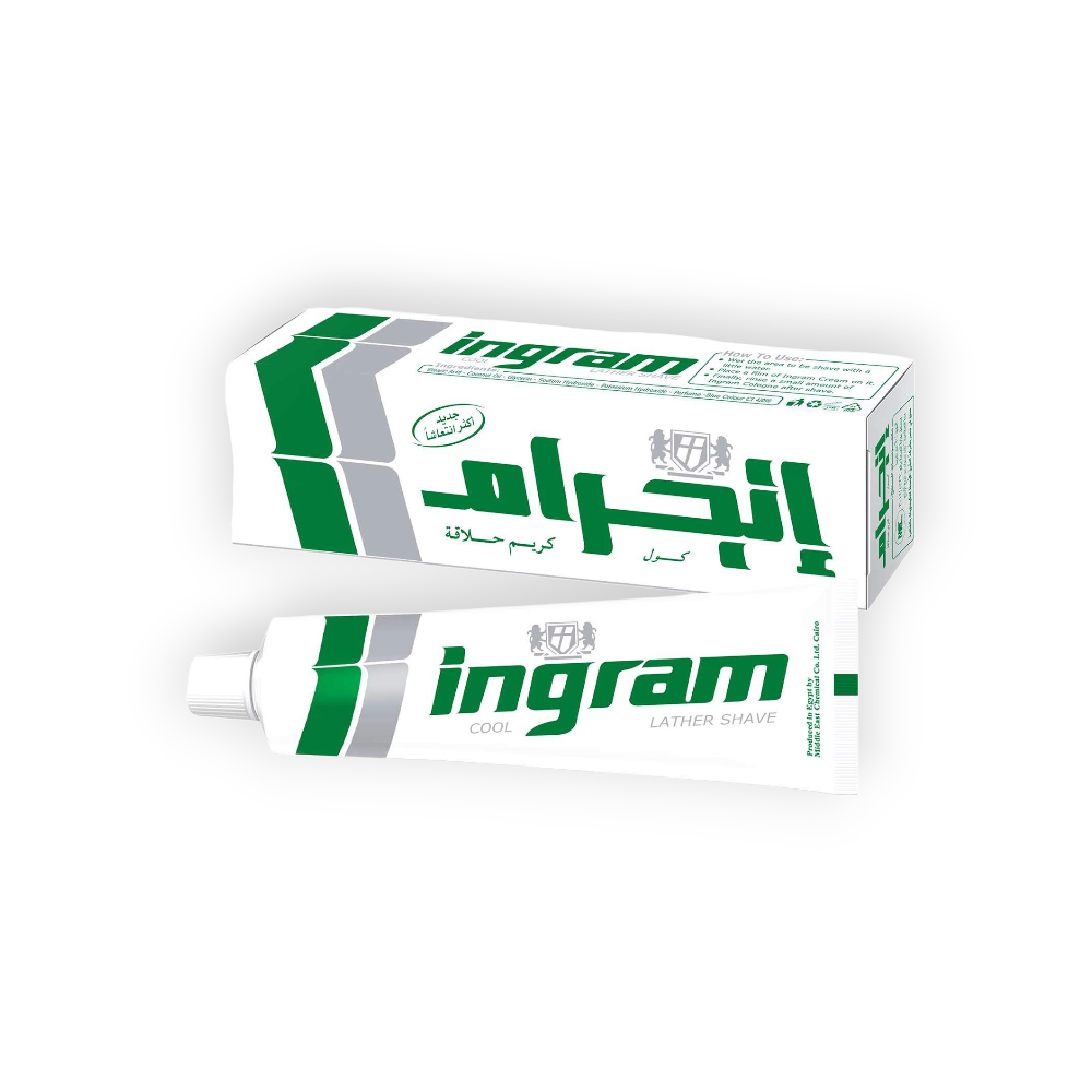 INGRAM COOL LATHER SHAVE 40 GM (GREEN )