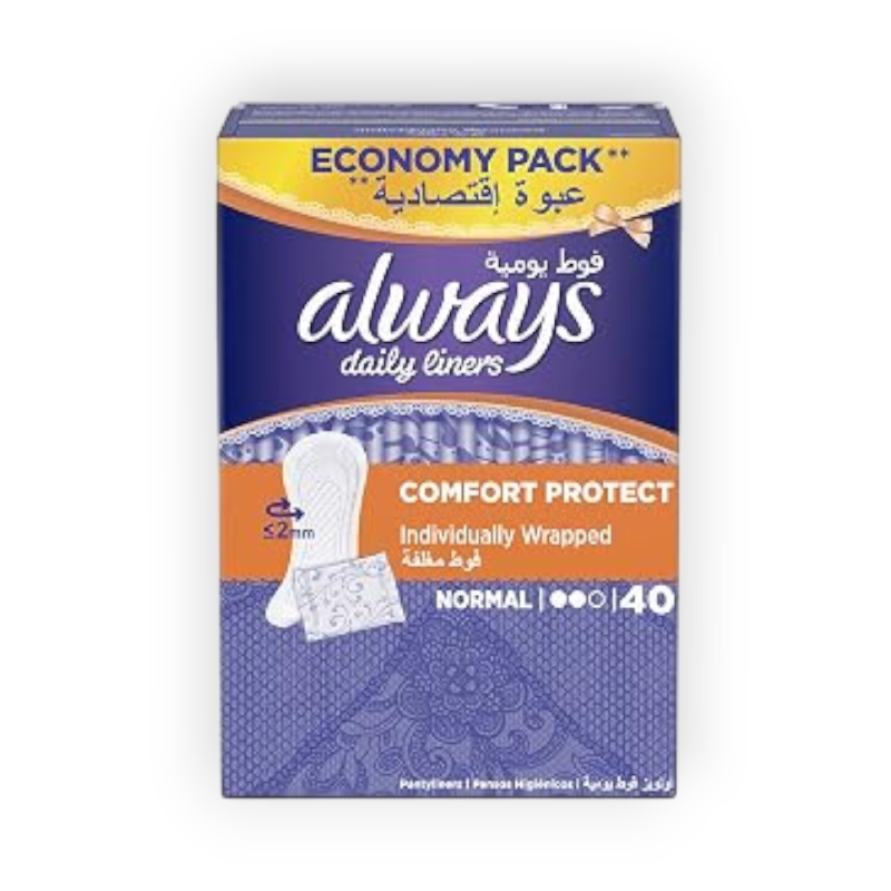 ALWAYS DAILY COMFORT PROTECT NORMAL 40 DIAPER
