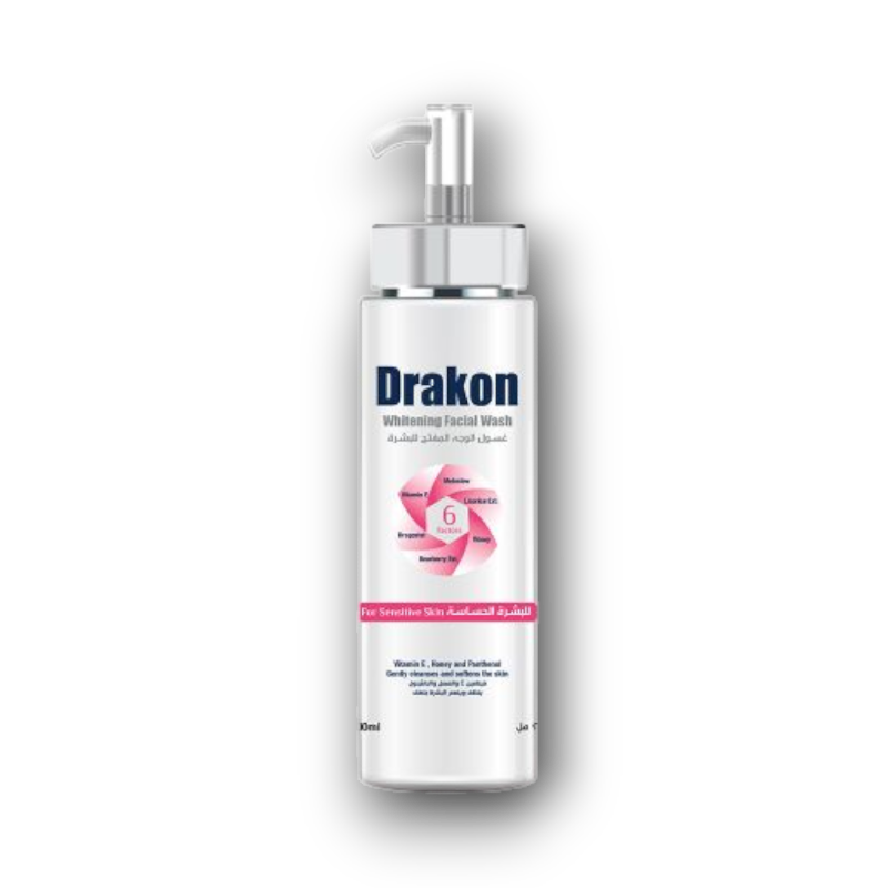 DRAKON WHITENING FACIAL WASH SENSITIVE SKIN 200ML