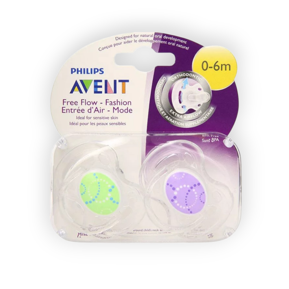 AVENT FREE FLOW FASHION  0-6 Month *18023