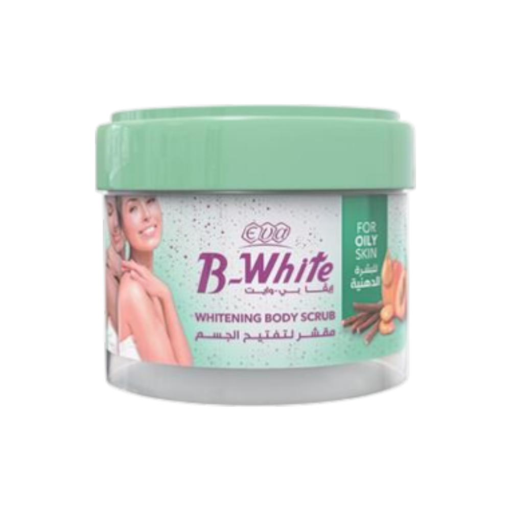 EVA B-WHITE WHITENING BODY SCRUP OILY SKIN212GM