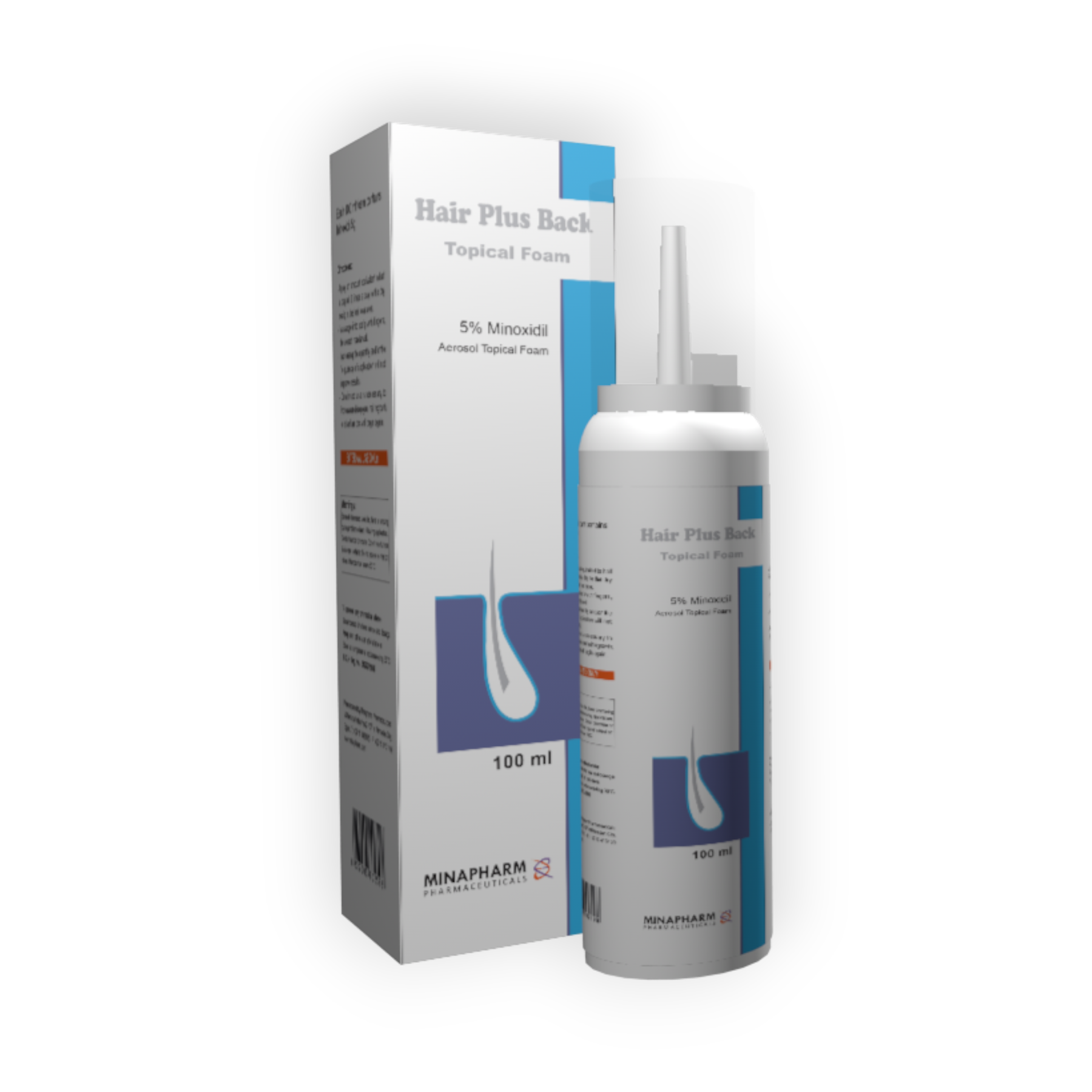 HAIRBACK PLUS TOPICAL FOAM 5% 100 ML