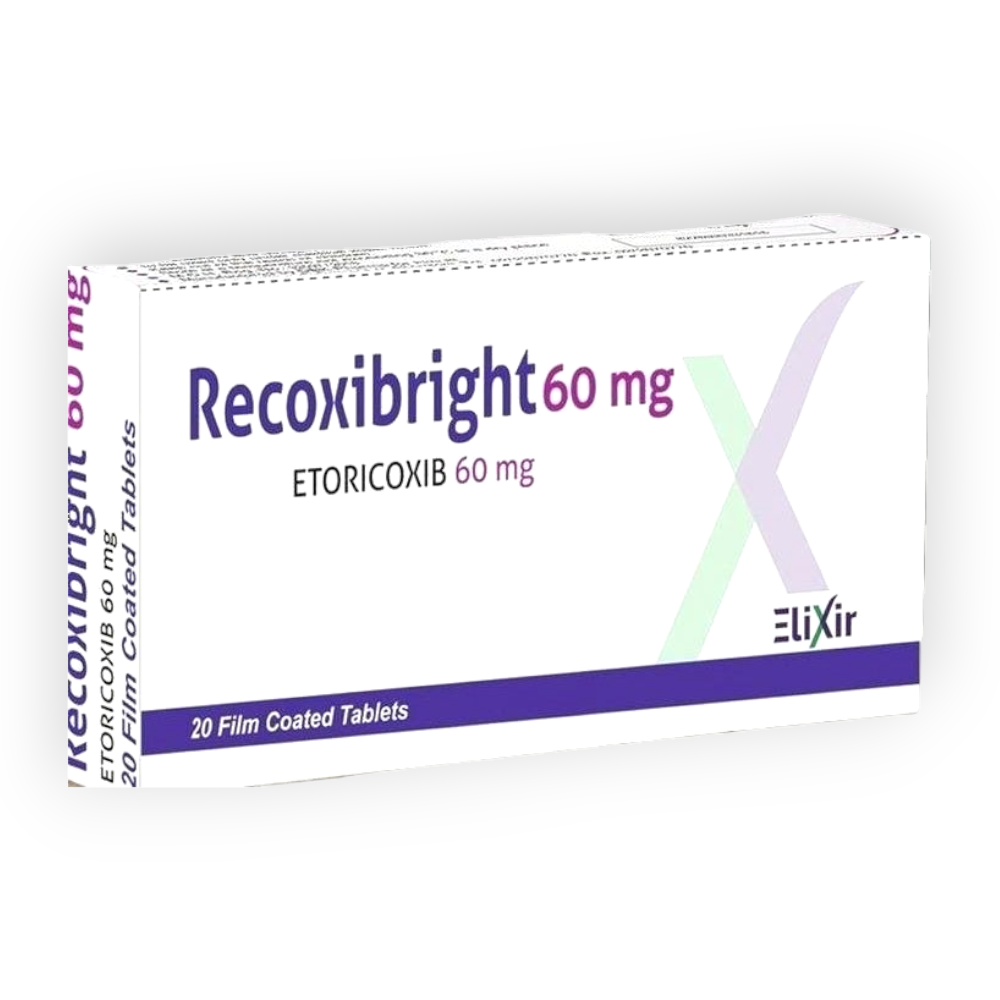 RECOXIBRIGHT 60MG 20TABLET