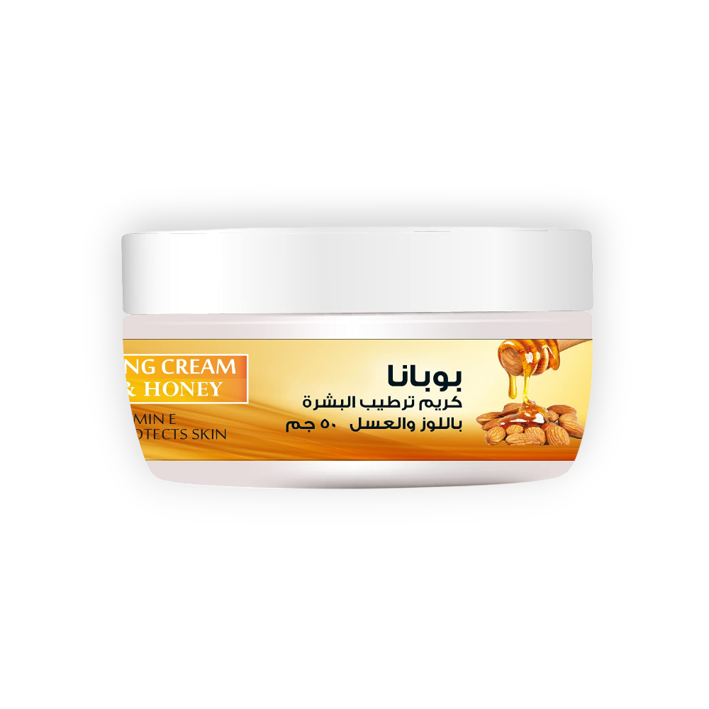 BOBANA MOISTURIZNG CREAM ALMOND&HONEY 100GM