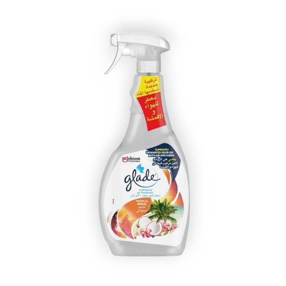 GLADE MULTI SPRAY TROPICAL BREEZE 500ML