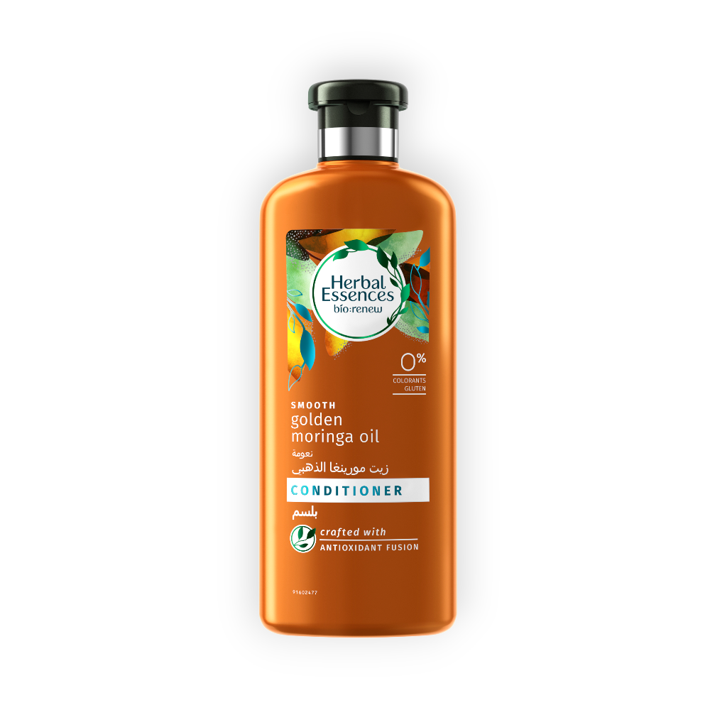 HERBAL ESSENCES 0% GOLDEN MORINGA OIL COND 400ML