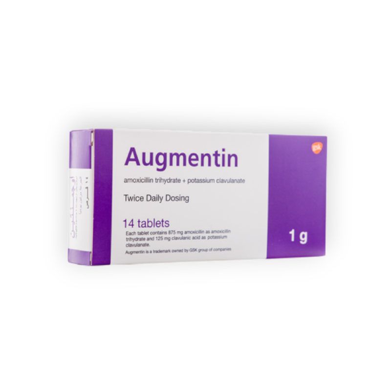 AUGMENTIN  1 GM  14 TABLET