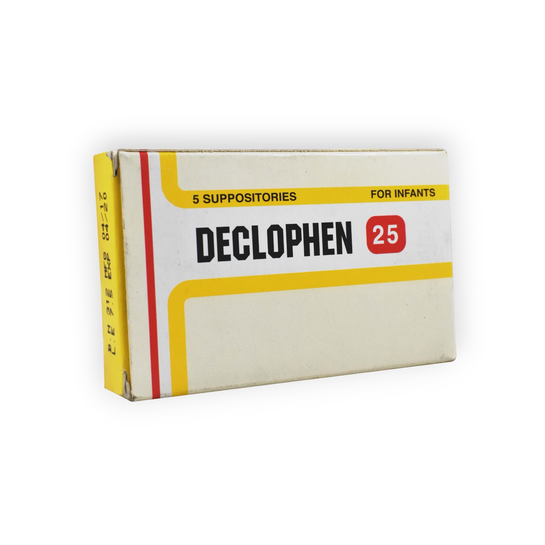 DECLOPHEN 25 MG INFANT 5 SUPPOSITORIES