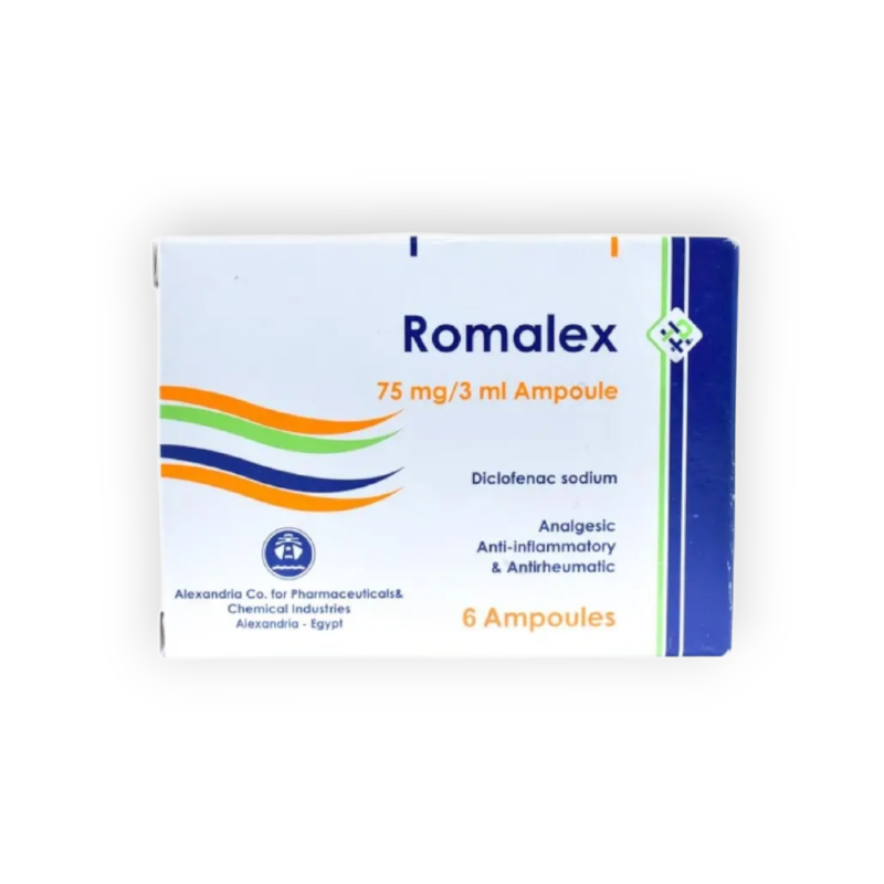 ROMALEX 75MG 6 AMPSULES