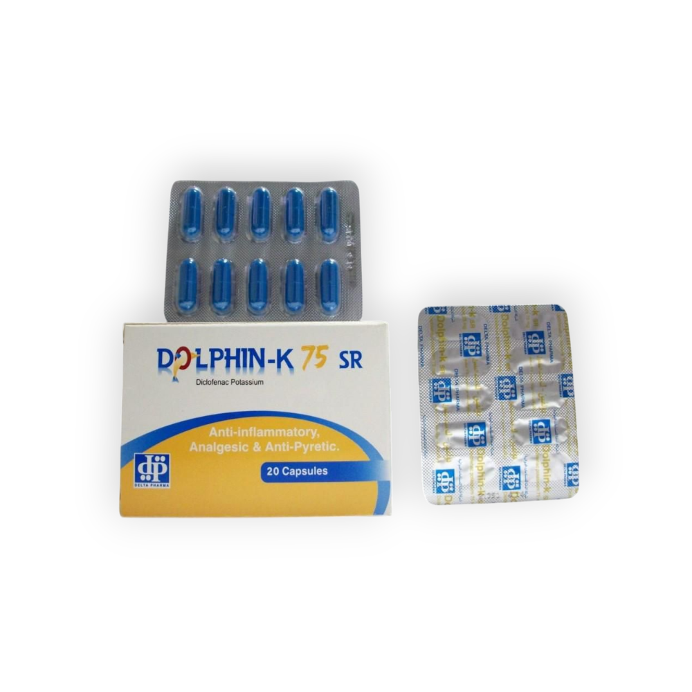DOLPHIN - K 75 MG SR 20 CAPSULES