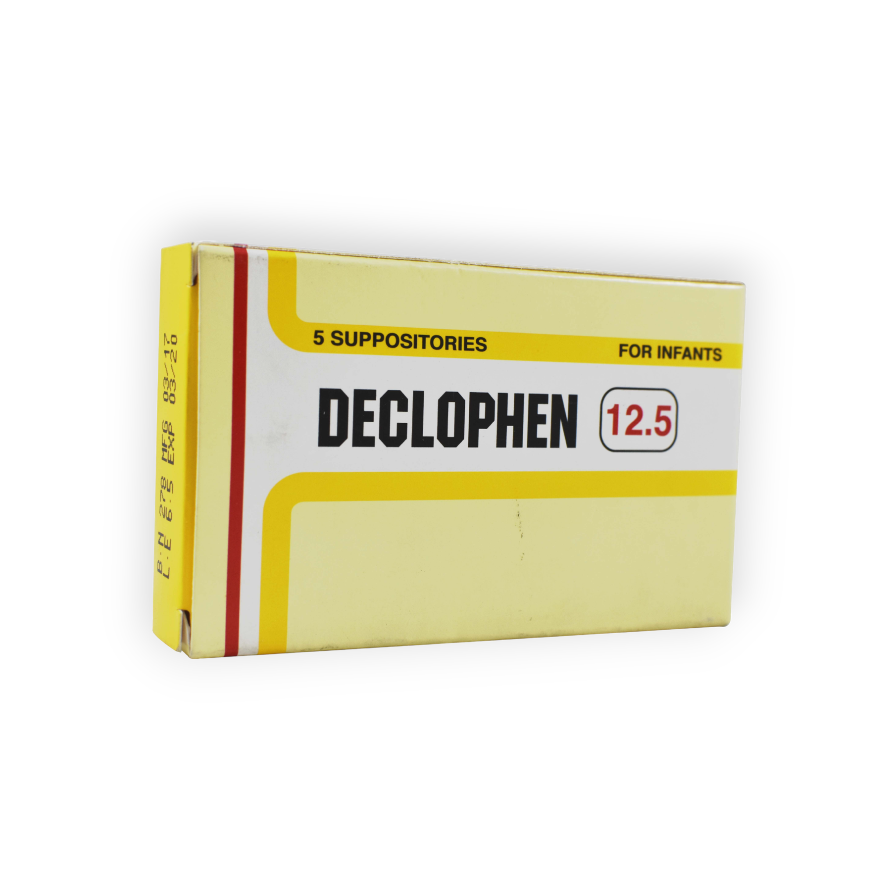 DECLOPHEN 12.5 MG 5 SUPPOSITORIES