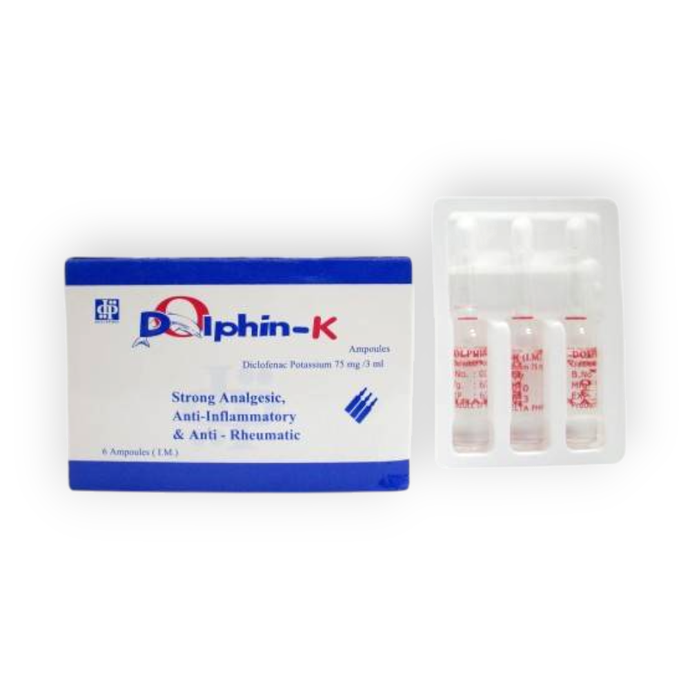 DOLPHIN - K 75 MG 3 AMPULES