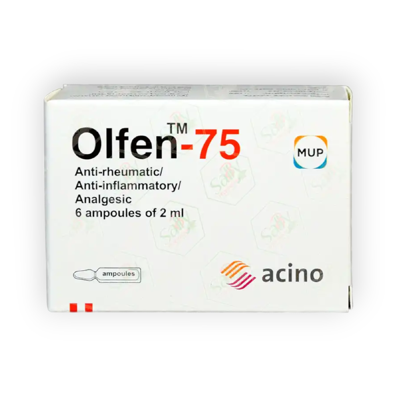 OLFEN 75 MG 6 AMPULES