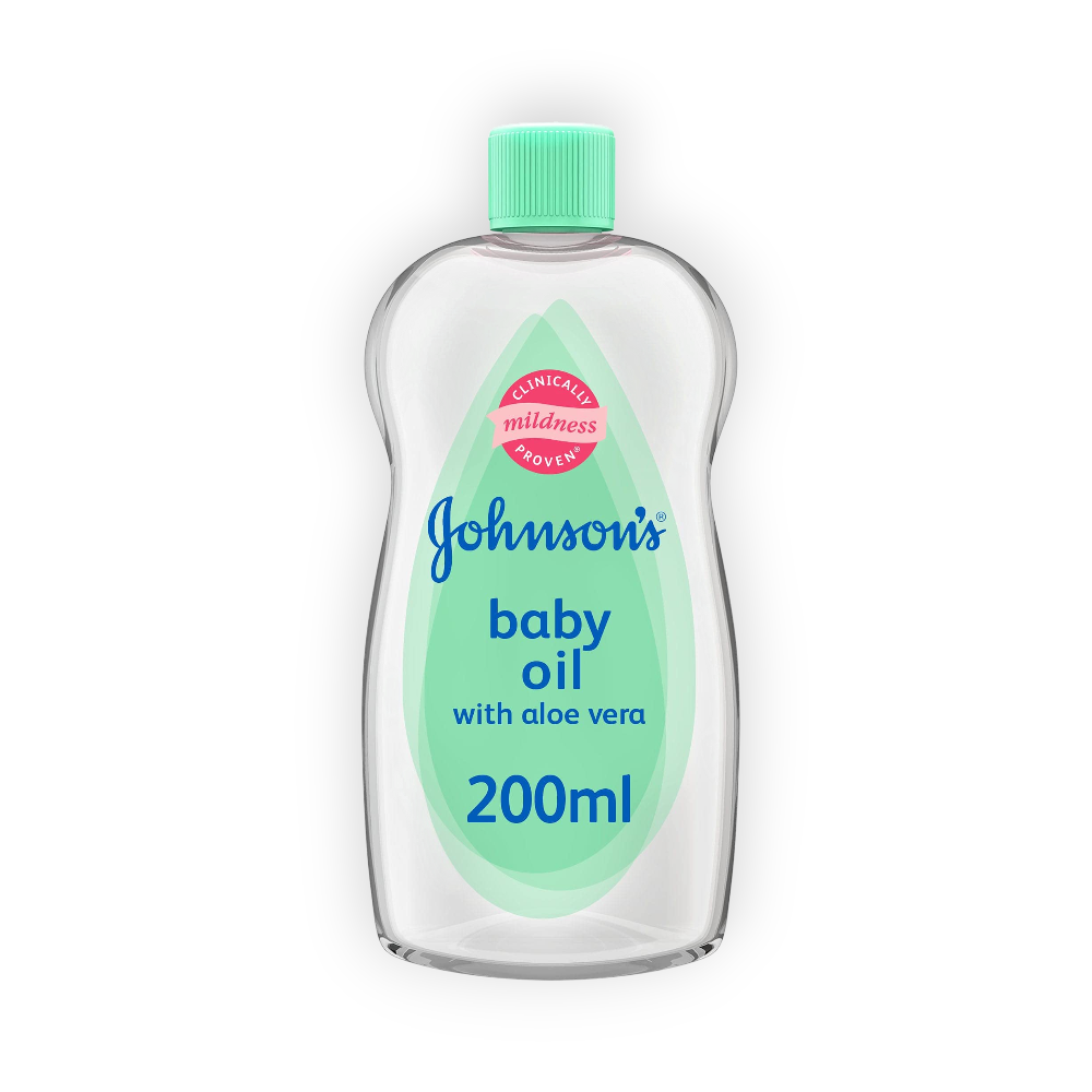 JOHNSONS BABY OIL WITH ALOE VERA 200ML